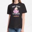 Unicorn First Grade Teacher Shirt PHK2207205