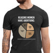 Reasons Women Have Abortions Feminist Shirt PHK2707208