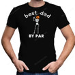 Best Dad By Par Pumpkin Skeleton Playing Golf Shirt, Goft Shirt PHR1308203