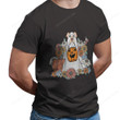 Floral Ghost Dog Halloween Shirt, Halloween Shirt PHK1808204