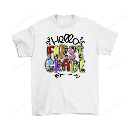 Hello First Grade Shirt, Back to School Shirt, First Grade Shirt PHR3007210