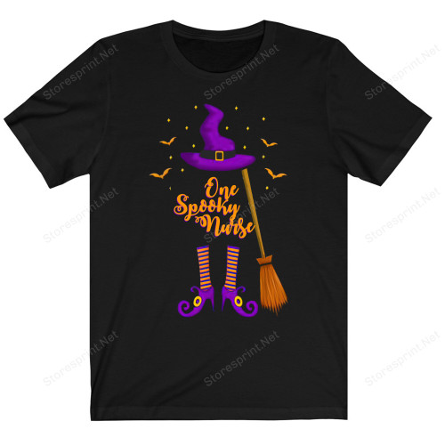 One Spooky Nurse Shirt, Halloween Nurse Shirt, Nurse Shirt PHK0508202