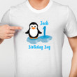 Boy Penguin Birthday Shirt, Birthday Shirt, Penguin Shirt PHR2107205