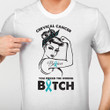 Cervical Cancer Picked The Wrong Bitch Shirt, Cervical Cancer Awareness Shirt PHR0108204