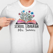 Personalized  School Librarian Shirt, Book Shirt PHR0508205