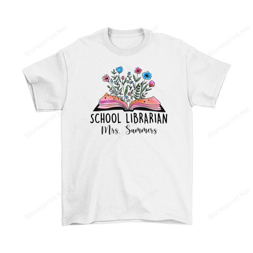 Personalized  School Librarian Shirt, Book Shirt PHR0508205