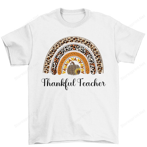 Thankful Teacher Shirt, Thanksgiving Shirt PHK1608208