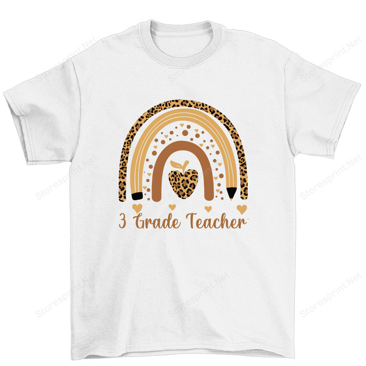 Rainbow Third Grade Teacher Shirt PHK2207206