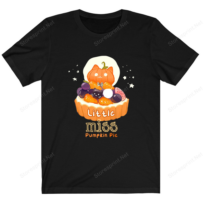 Little Miss Pumpkin Pie Cat Shirt, Thanksgiving Shirt PHK2708204