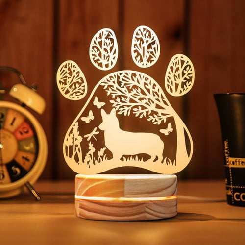 Corgi Custom 3D Led Lamp