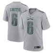 Eagles Gray Atmosphere Fashion Game Jersey - All Stitched