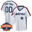 Houston Astros Home Cooperstown 2022 Champions Limited Custom Name and Number Player Jersey - All Stitched