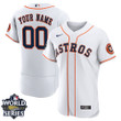 Houston Astros 2022 World Series Custom Name And Number Home Player Jersey - White - All Stitched