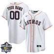 Houston Astros 2022 World Series Custom Name And Number Home Player Jersey - White - All Stitched