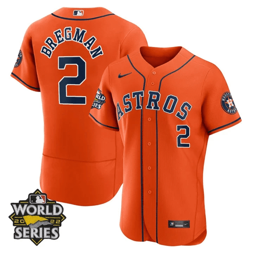Youth's Houston Astros Alternate 2022 World Series Player Jersey - All Stitched