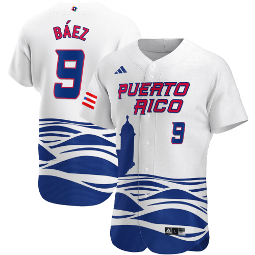 Youth's Puerto Rico 2023 World Baseball Classic Flex Base Jersey - All Stitched