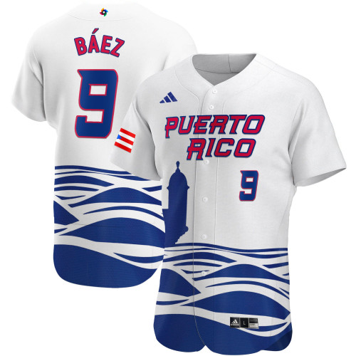 Men's Puerto Rico 2023 World Baseball Classic Flex Base Jersey - All Stitched