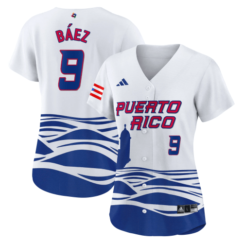 Women's Puerto Rico 2023 World Baseball Jersey - All Stitched