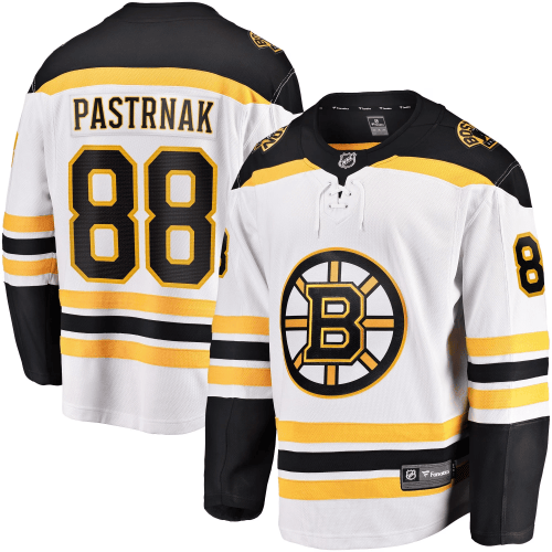 Men's Boston Bruins Breakaway Player Jersey - White - All Stitched