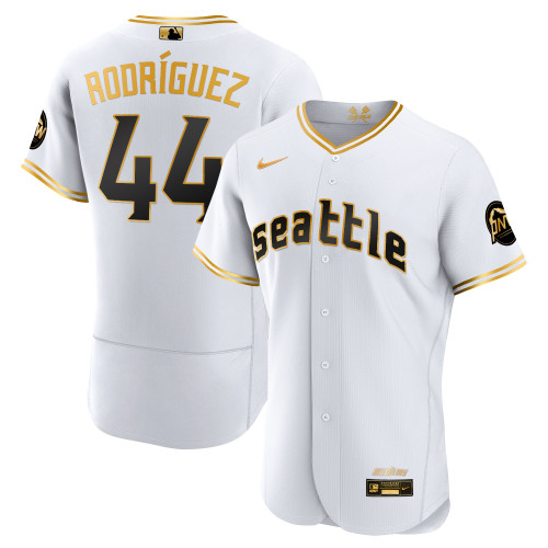 Men's Seattle Mariners 2023 City Connect Gold Jersey - All Stitched