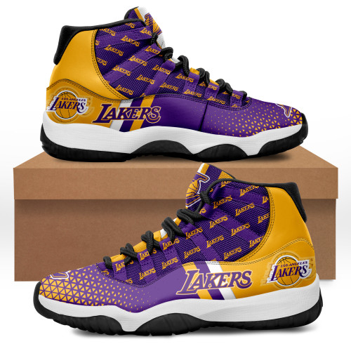 Los Angeles Lakers J11 Shoes - Printed