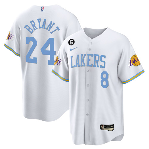 Los Angeles Lakers Classic Baseball Edition - All Stitched