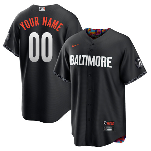 Baltimore Orioles 2023 City Connect Custom Jersey - All Stitched