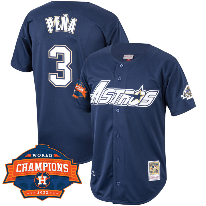 Houston Astros Mitchell & Ness Cooperstown 2022 Champions Limited Jersey - All Stitched