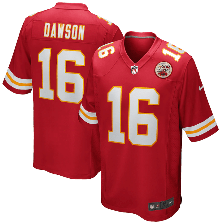 Chiefs Len Dawson Red Game Retired Player - All Stitched