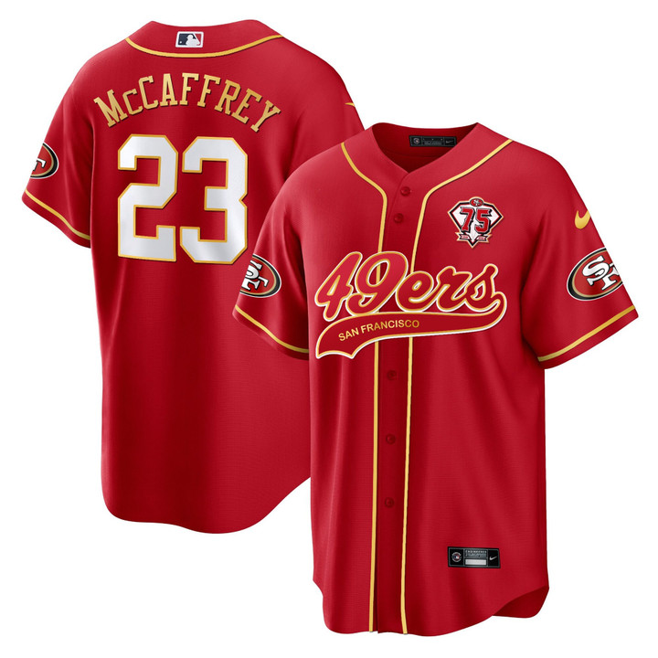 Men's 49ers Cool Base Gold Jersey - All Stitched