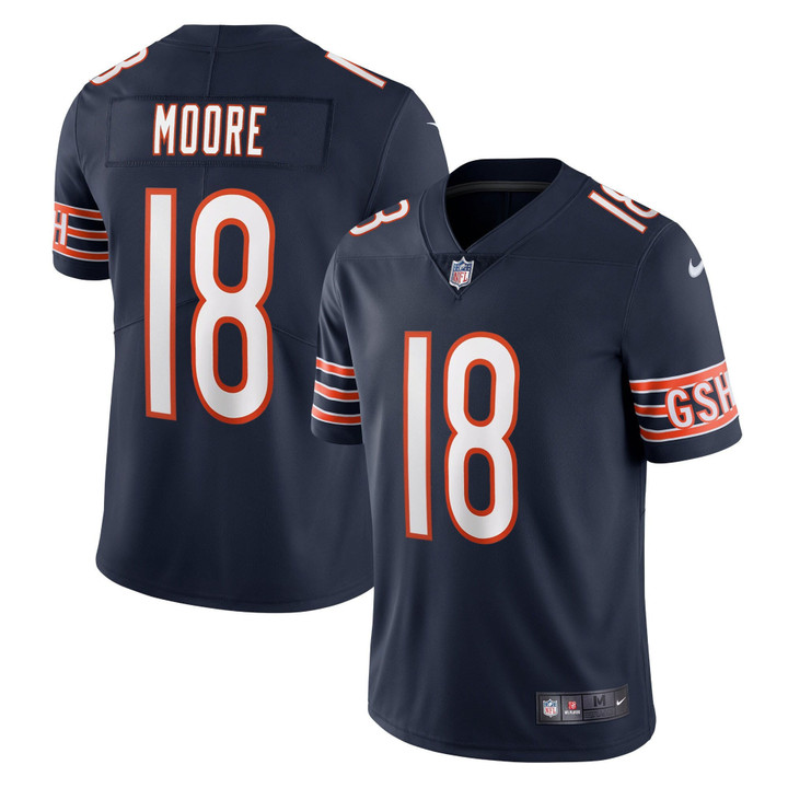 Men's D.J. Moore Bears Game Jersey - All Stitched