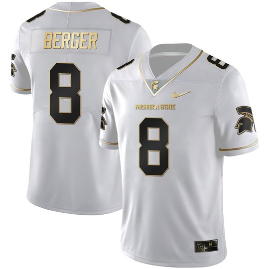 Men's Spartans Black Limited & Gold Vapor Jersey - All Stitched