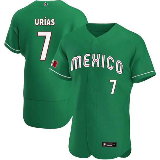 Men's Mexico 2023 World Baseball Flex Base Jersey - All Stitched