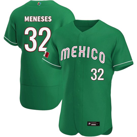Men's Mexico 2023 World Baseball Flex Base Jersey - All Stitched
