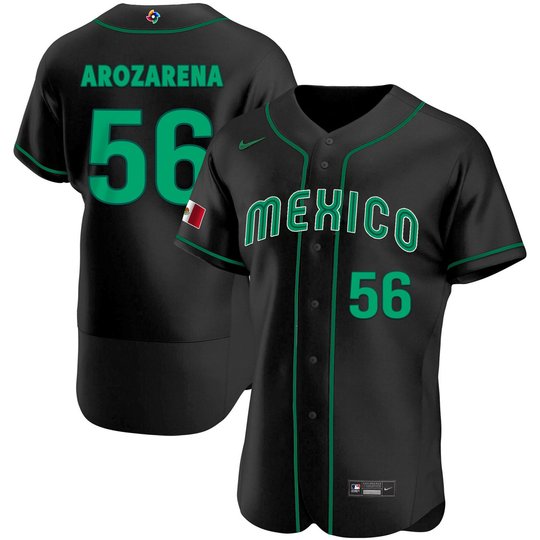 Men's Mexico 2023 World Baseball Flex Base Jersey - All Stitched