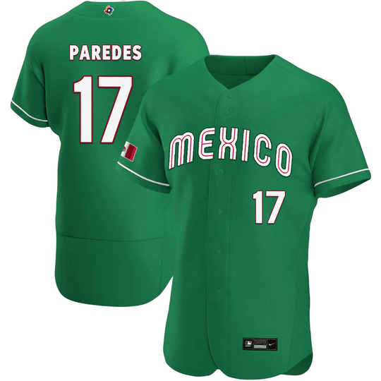 Men's Mexico 2023 World Baseball Flex Base Jersey - All Stitched