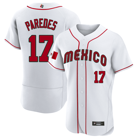 Men's Mexico 2023 World Baseball Flex Base Jersey - All Stitched