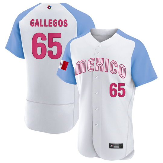 Men's Mexico 2023 World Baseball Flex Base Jersey - All Stitched
