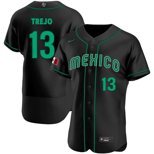 Men's Mexico 2023 World Baseball Flex Base Jersey - All Stitched