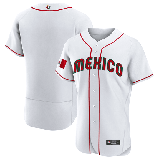 Men's Mexico 2023 World Baseball Flex Base Jersey - All Stitched