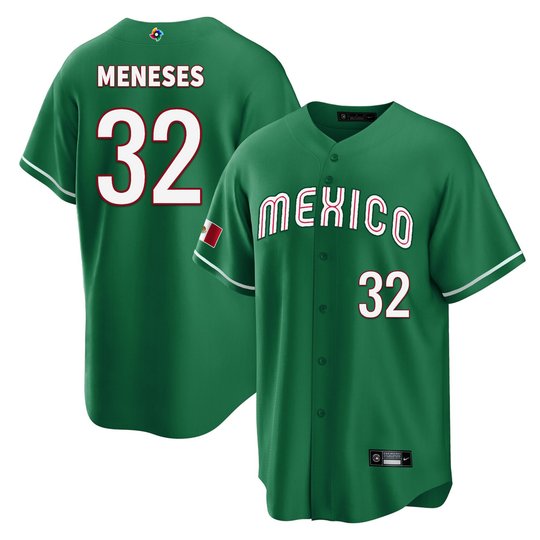 Youth's Mexico 2023 World Baseball Cool Base Jersey - All Stitched
