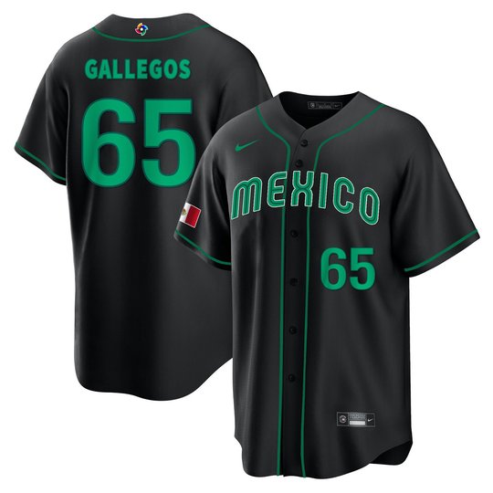 Youth's Mexico 2023 World Baseball Cool Base Jersey - All Stitched