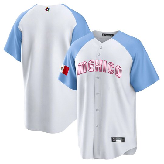 Youth's Mexico 2023 World Baseball Cool Base Jersey - All Stitched
