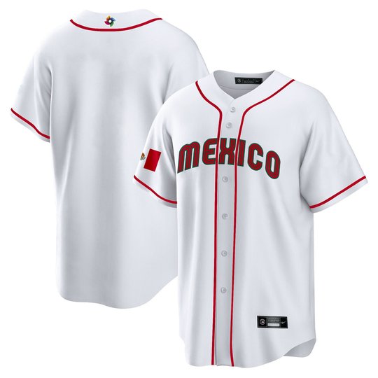Youth's Mexico 2023 World Baseball Cool Base Jersey - All Stitched