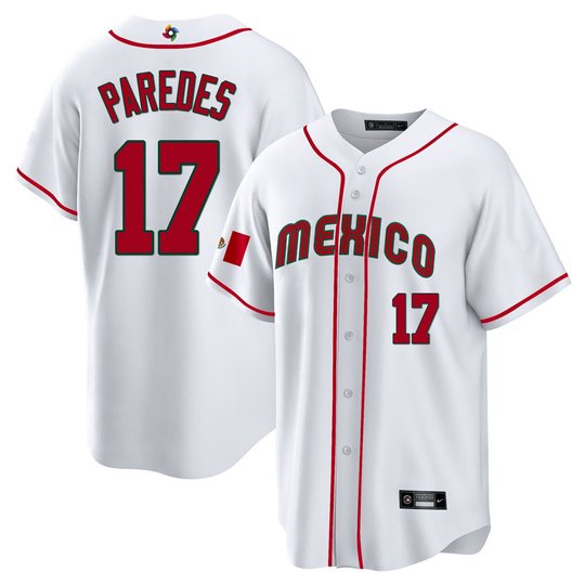 Youth's Mexico 2023 World Baseball Cool Base Jersey - All Stitched