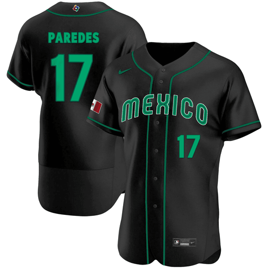 Youth's Mexico 2023 World Baseball Flex Base Jersey - All Stitched