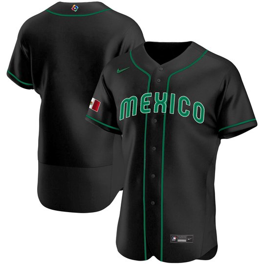 Youth's Mexico 2023 World Baseball Flex Base Jersey - All Stitched