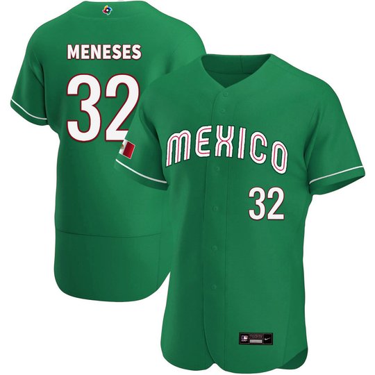 Youth's Mexico 2023 World Baseball Flex Base Jersey - All Stitched