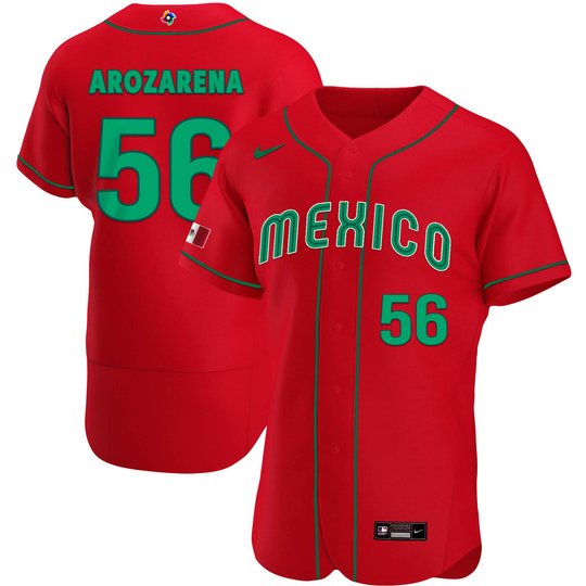 Youth's Mexico 2023 World Baseball Flex Base Jersey - All Stitched