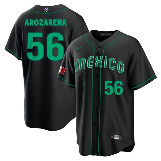 Youth's Mexico 2023 World Baseball Cool Base Jersey - All Stitched